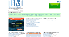 Desktop Screenshot of businessminority.com