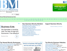 Tablet Screenshot of businessminority.com